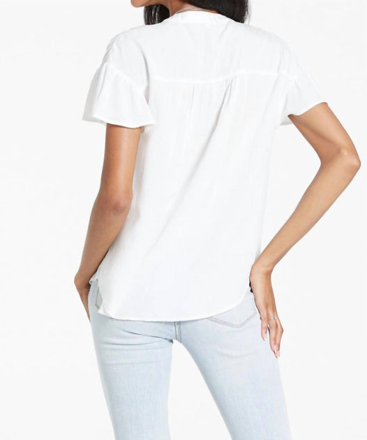 Dear John Denim Top Blake Blanc Large 3