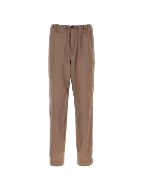 Dries Van Noten Relaxed Fit Trousers Brown EU 48 2