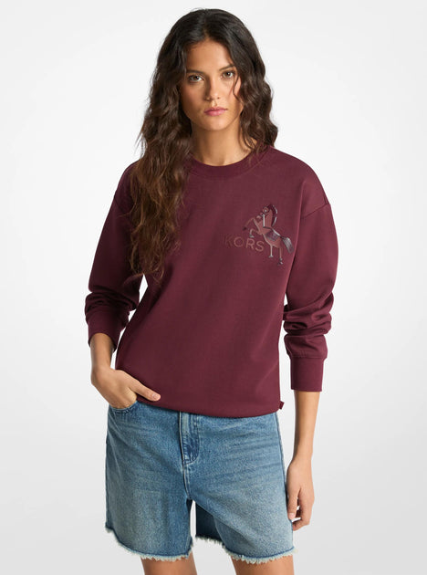 Michael Kors Graphic Logo Sweatshirt Beige Large 2