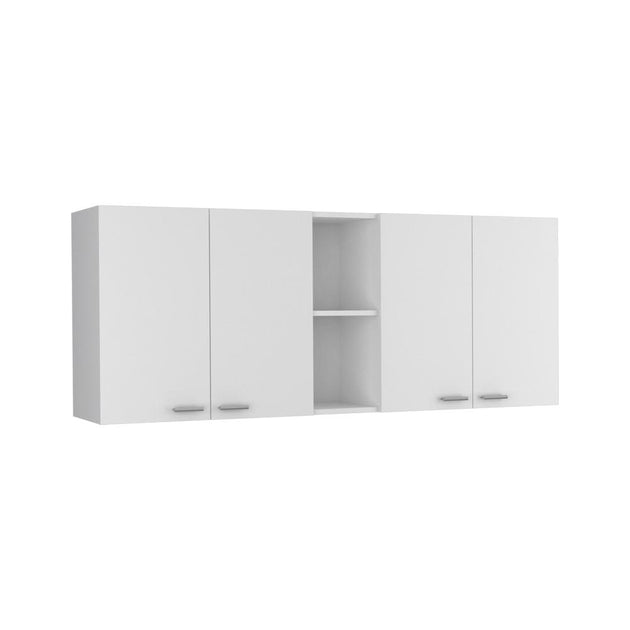 Depot E-Shop Olimpo 150 Meuble Mural Blanc 2