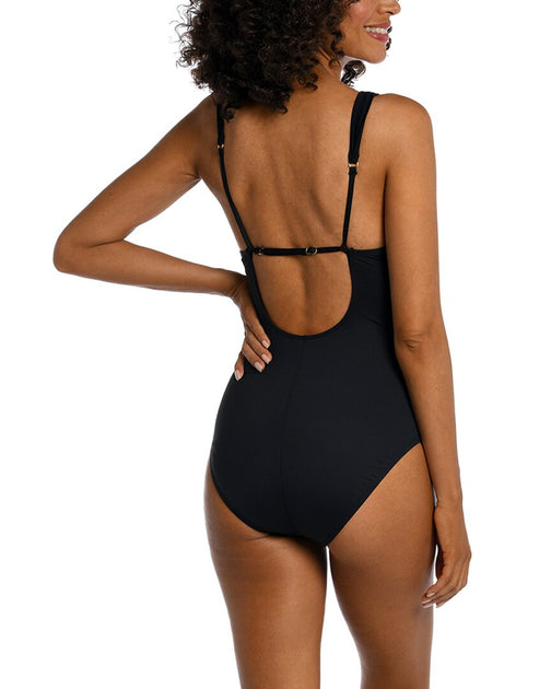 La Blanca One-Piece Swimsuit Black US 16 3