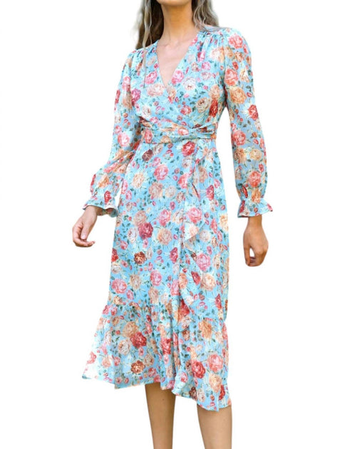 Adelyn Rae Penelope Faux Wrap Dress Multi XSmall 2