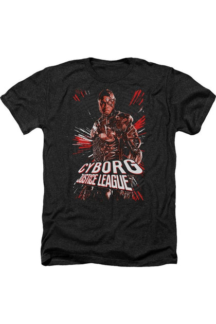 Justice League Cyborg T-Shirt Black Small 2
