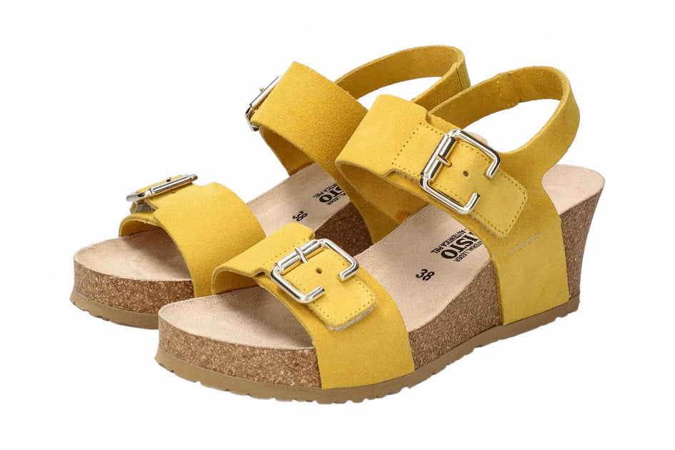 Mephisto Lissandra Wedge Sandals Yellow EU 40 3