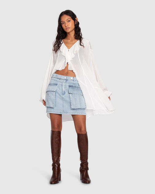 Belle & Bloom Send Love To You Chemise Blanc Medium 3