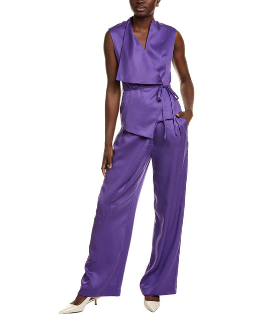 BGL Vest Pant Set Purple US 2 2