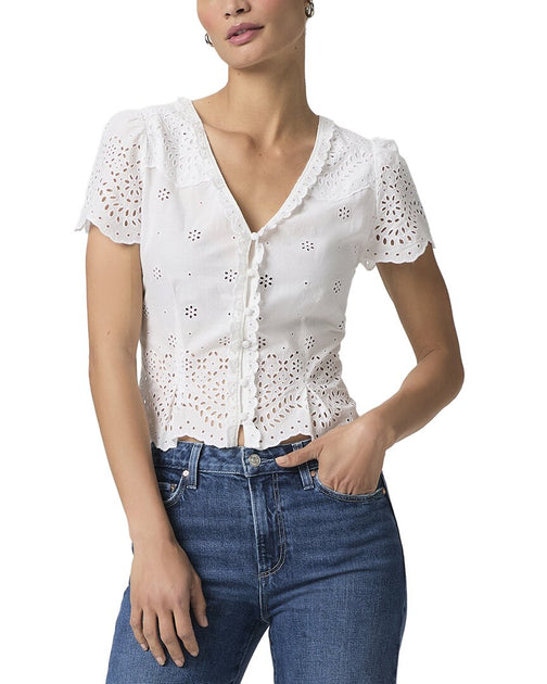 PAIGE Quinta Top White US 6 2
