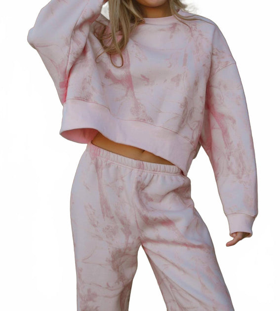 TCEC Bubblegum Camo Pull-On Sweatshirt Pink Large 2