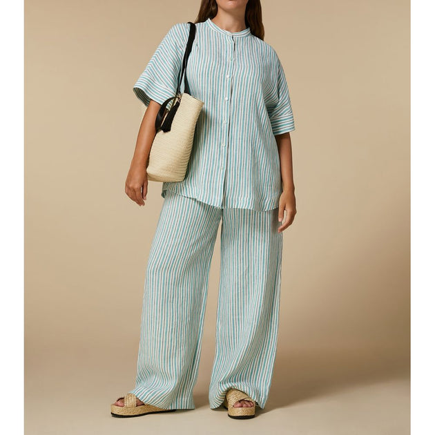 Marina Rinaldi Gaspare Trouser Blue 14 3