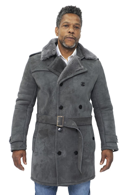 Infinity Kempston Mens Pea Coat Black XSmall 4