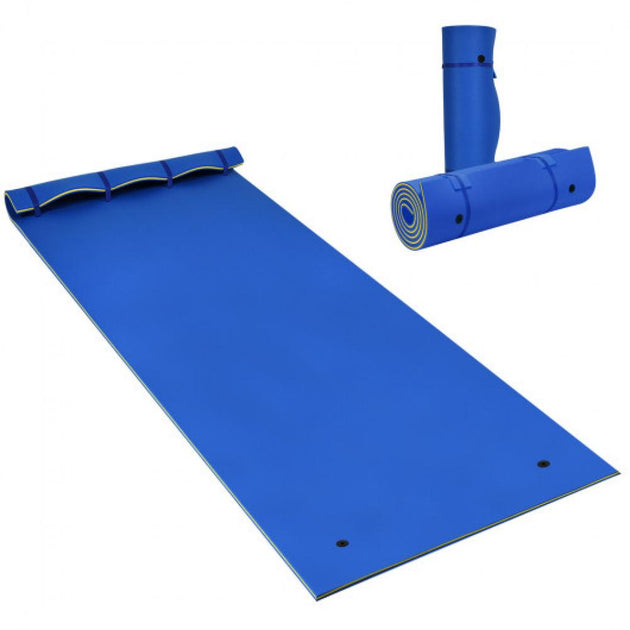 Hivvago 3 Layer Water Pad Foam Mat Blue 4