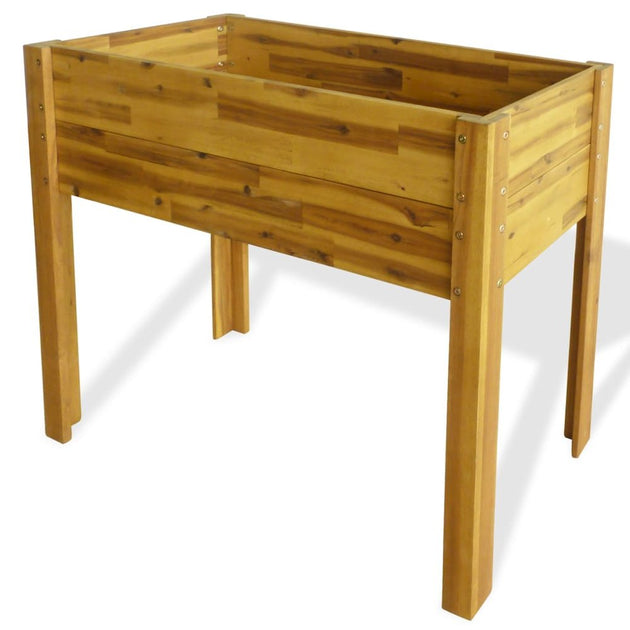 vidaXL Raised Garden Bed Solid Acacia Wood 43794 2