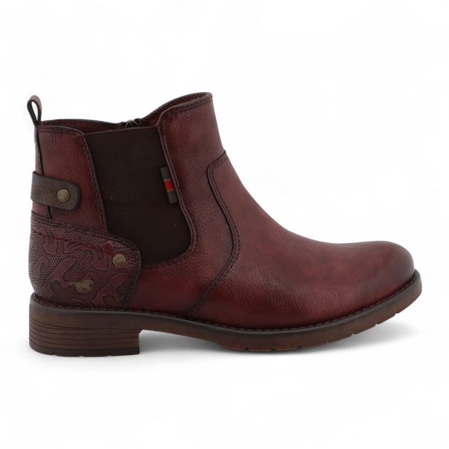 Mustang Women's Chelsea Ankle Boots Burgundy EU 39 5