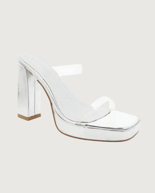 BiLLiNi Tamira High Heel Sandal White US 10 3