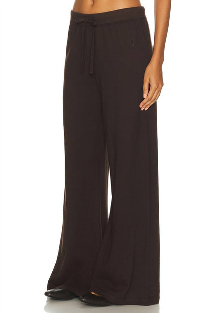Eterne Drawstring Wide Leg Sweatpants Black XS 4