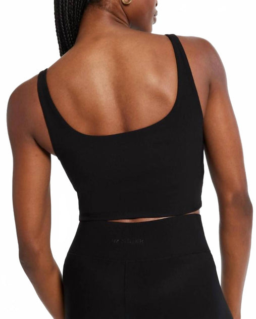 BANDIER Rib Tempo Crop Bra Black XS 3