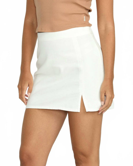 Billabong Wave Washed Skirt White Large 4