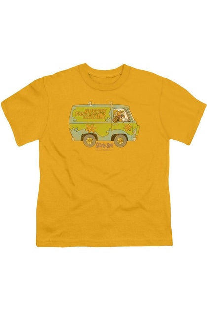 Gildan Scooby Doo The Mystery Machine T-Shirt Yellow Large 2