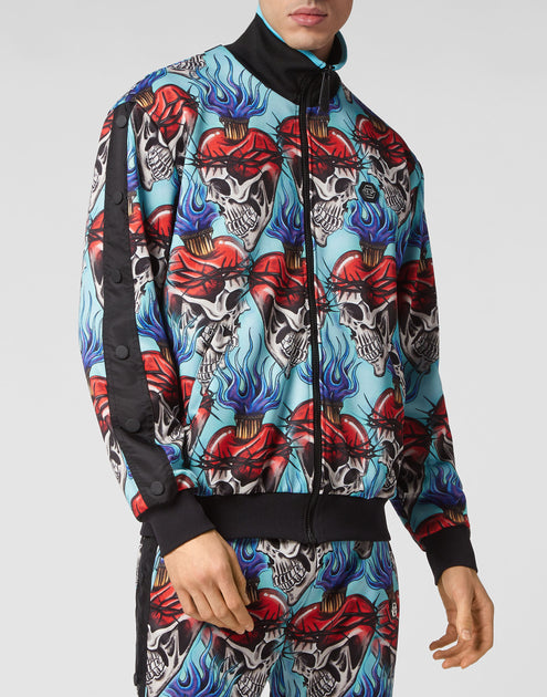 Philipp Plein Love Tattoo Tracksuit Blue Medium 4