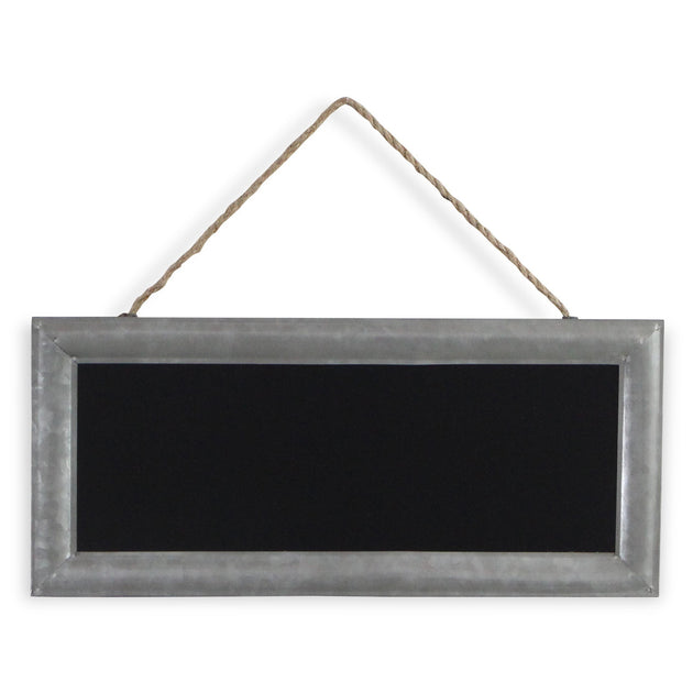 Hivvago Hanging Chalkboard Gray Metal 22x10 2