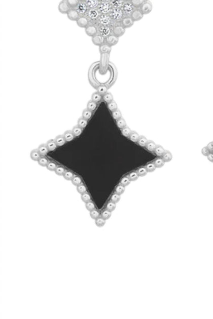 Allyanna Gifts Dangling Earrings Black One Size 3