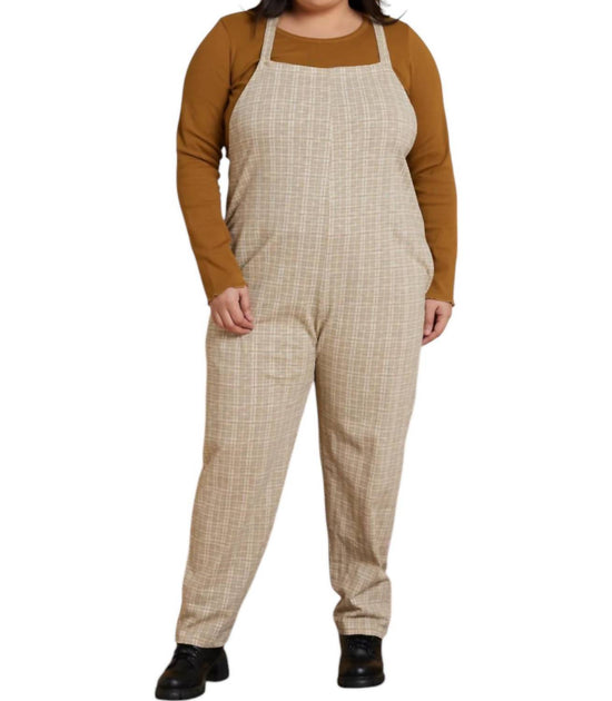 Known Supply Cadence Jumpsuit Beige XLarge 2
