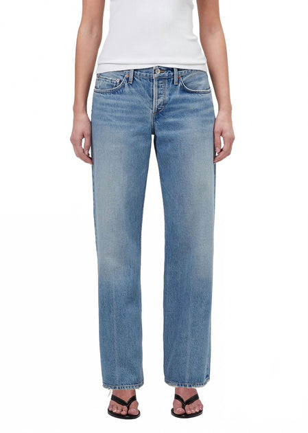 AGOLDE Women's Low Rise Loose Jean Blue 30 2