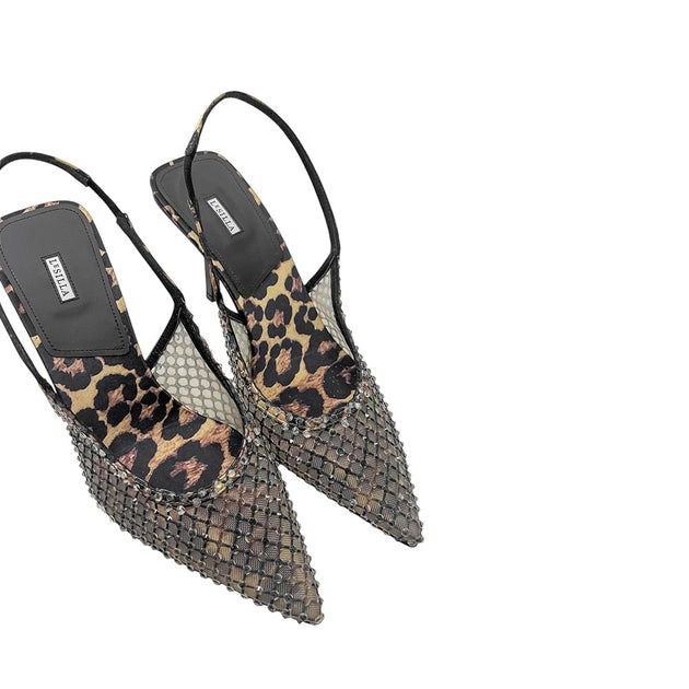 Le Silla Gilda Slingback Pumps Grey 38 4