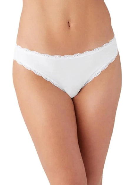Wacoal Inspired Eyelet Bikini Bottom White Small 2