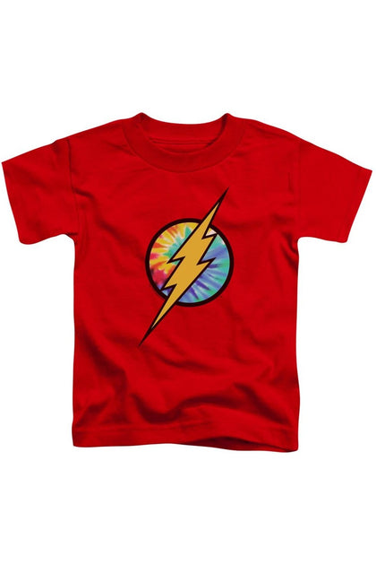 Gildan DC Comics Flash Tie Dye Logo T-Shirt Red XSmall 2