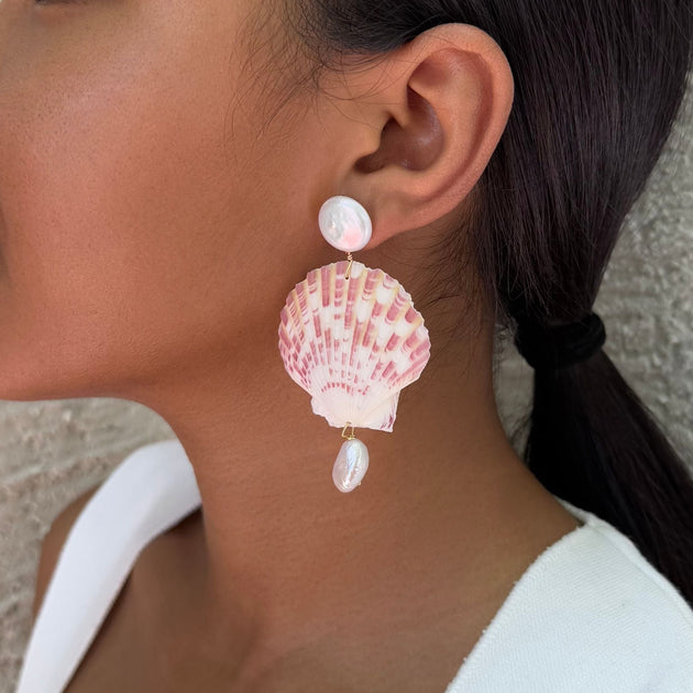Adornia 3-Drop Earrings Pink 3