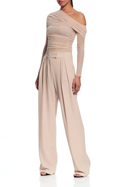 Sei Double Pleat Trouser Beige US 10 4