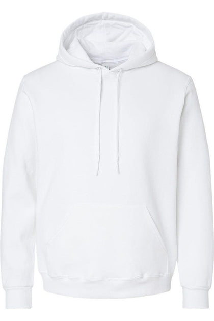 JERZEES Eco Blend Ringspun Hooded Sweatshirt White Small 2