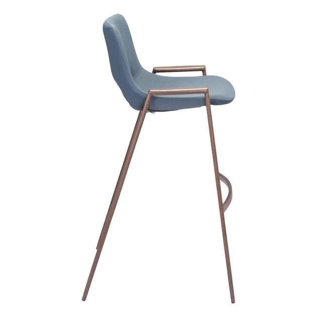 Hivvago Bar Chair Gray/Brown 29in 2