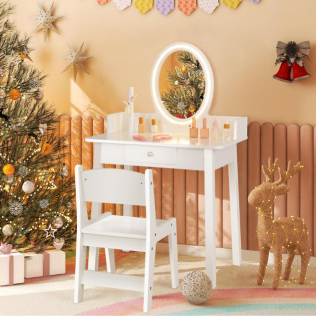 Hivvago Kids Vanity Set White 3