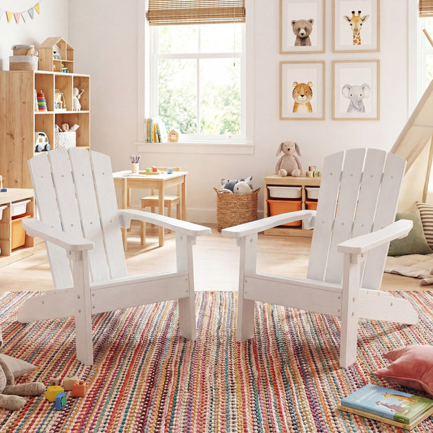 Hivvago Set of 2 Kid's Adirondack Chair 5