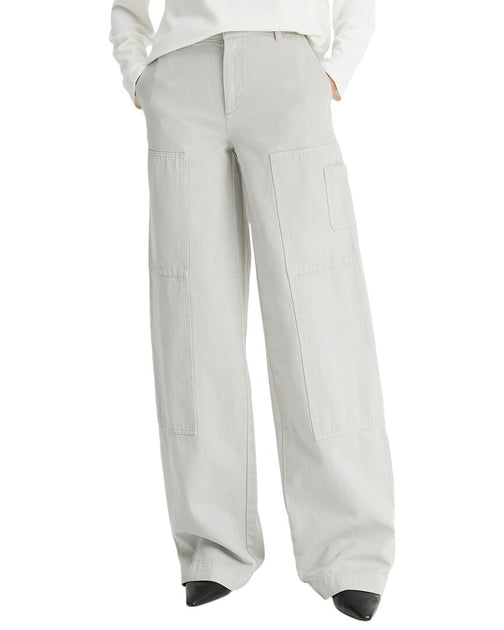 Vince Mid Rise Utility Twill Pant Grey 25 2