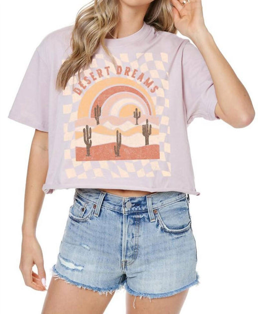 Zutter Desert Dreams Crop Top Pink Medium 2