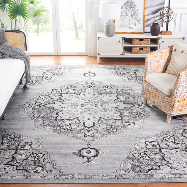 Safavieh Brentwood Area Rug Silver/Black 3