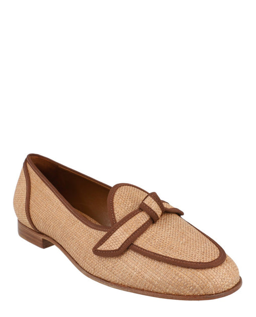 Alexandre Birman Raffia Loafers Beige US 8 3
