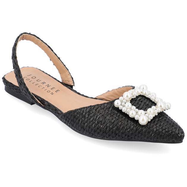 Journee Collection Hannae Flats Black US 5-6 2