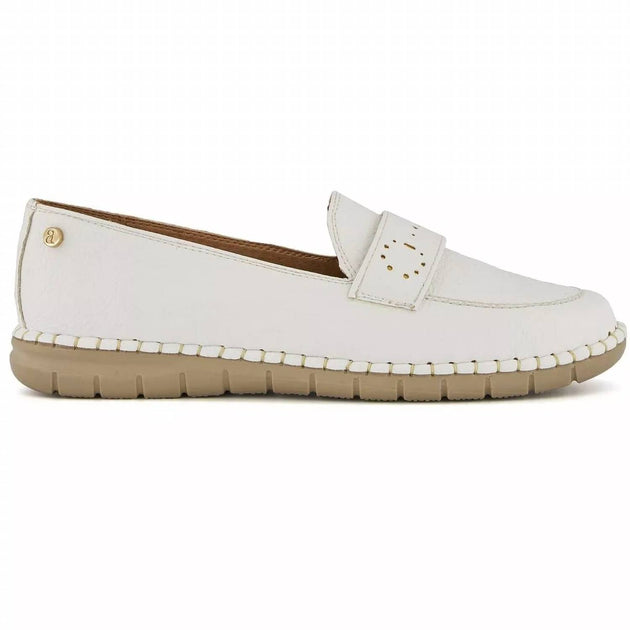 Andrea Comfort Moccasins White US 6 3