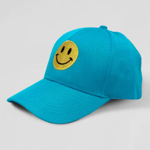 FASHNZFAB Smile Solid Baseball Cap White 4