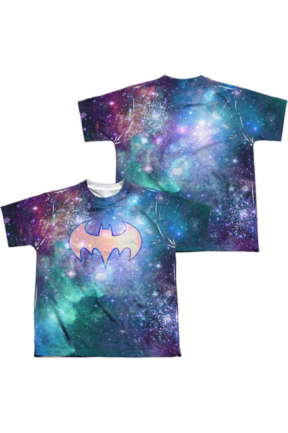 Gildan DC Comics Shielded Galaxy Youth Poly Crew Tee Multi Small 2