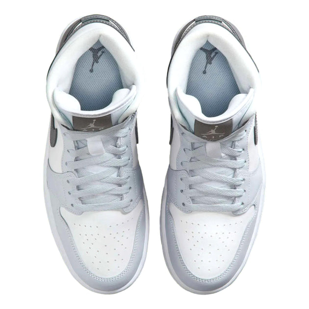 Nike Air Jordan 1 Mid White/Smoke Grey US 9.5 4