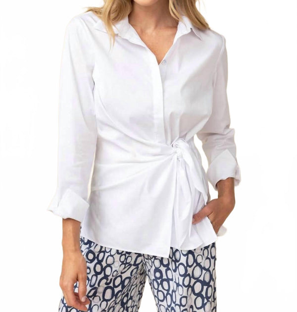 Habitat Perfect Tie Shirt White Small 3