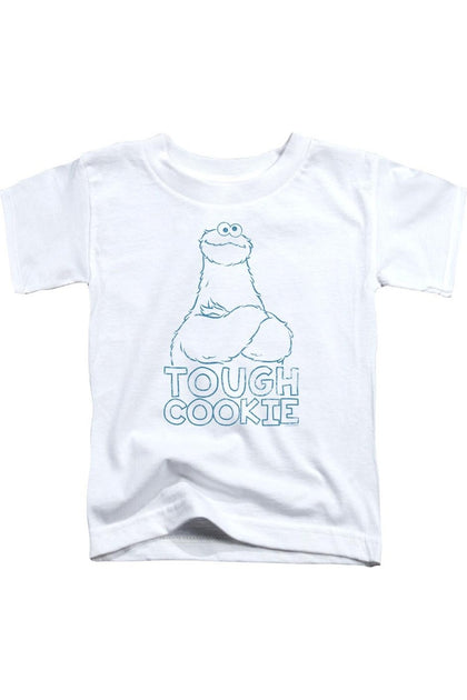 Gildan Sesame Street Tough Cookie Short Sleeve Tee White 4 Years 2