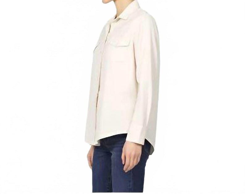 Dear John Denim Star Button Up Shirt Beige Large 3