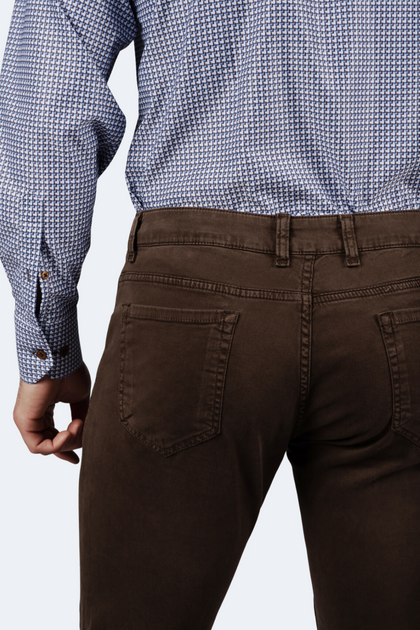 American Heritage Tencel Pants Brown 30x34 4