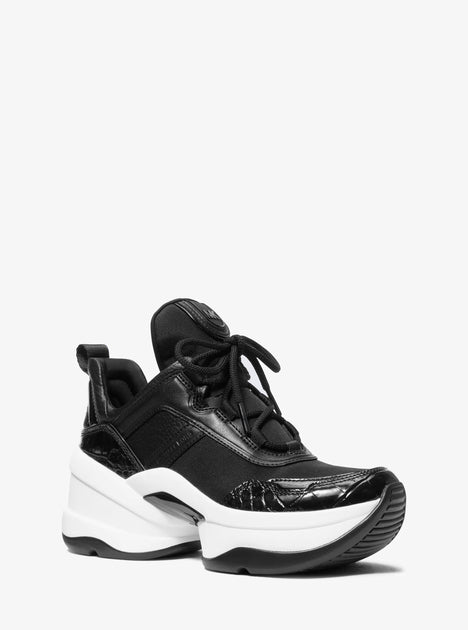 Michael Kors Olympia Trainer Black US 6 3